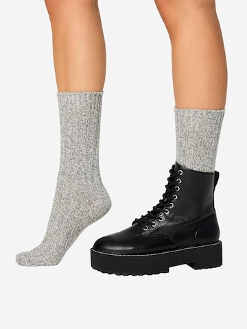 Nur Die Sokken ' Woll Socken ' in Grijs