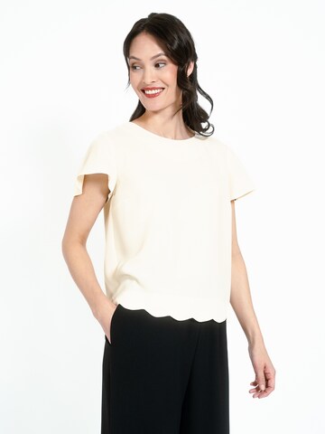 Jascha Stockholm Blouse 'Roche' in White: front