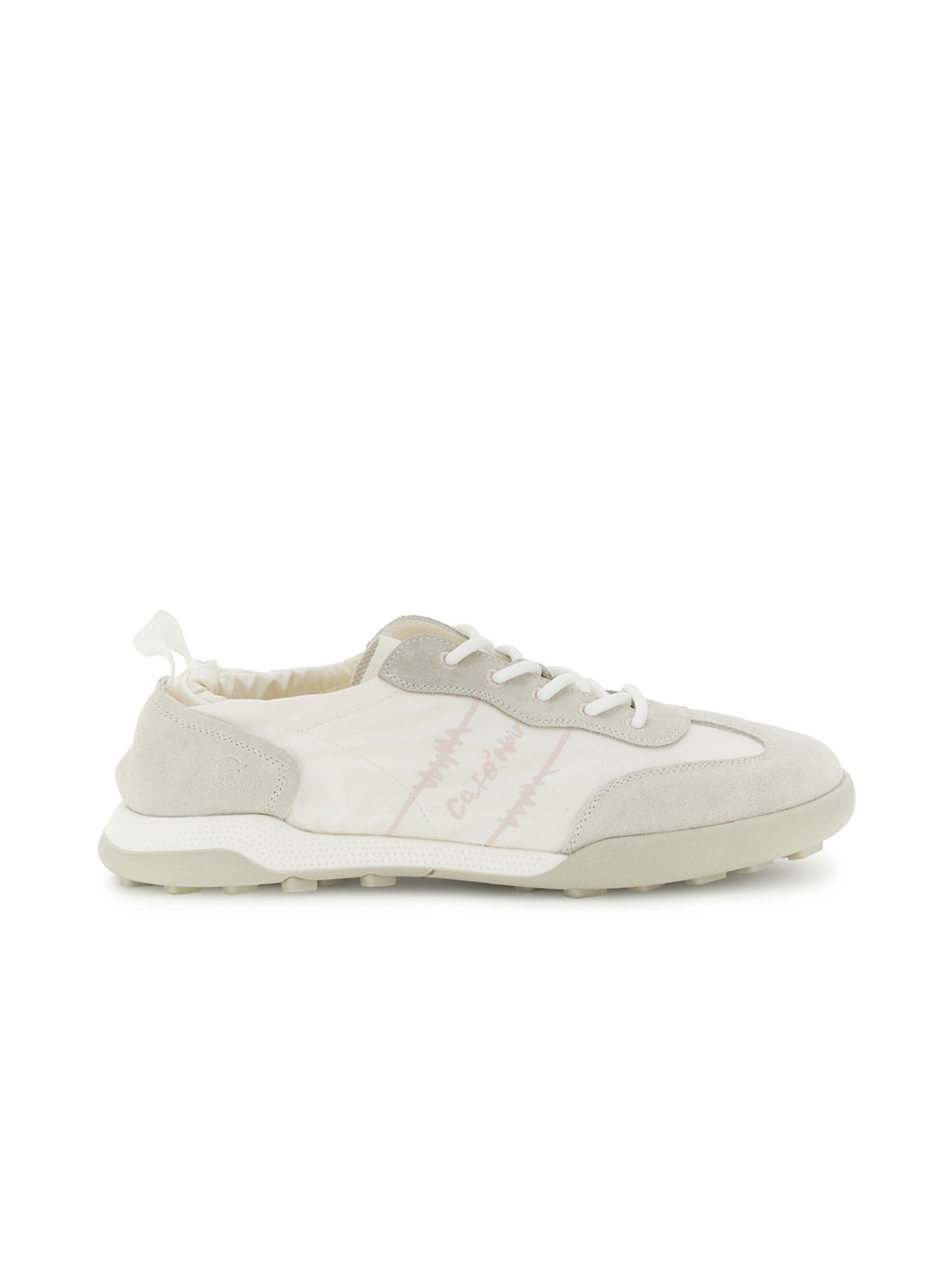 CAFè NOIR Platform trainers in White