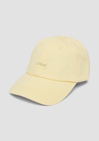 Casquette s.Oliver en jaune