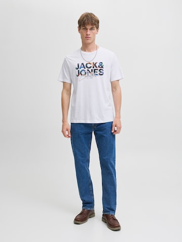 JACK & JONES Μπλουζάκι 'JJGEPLAS' σε λευκό