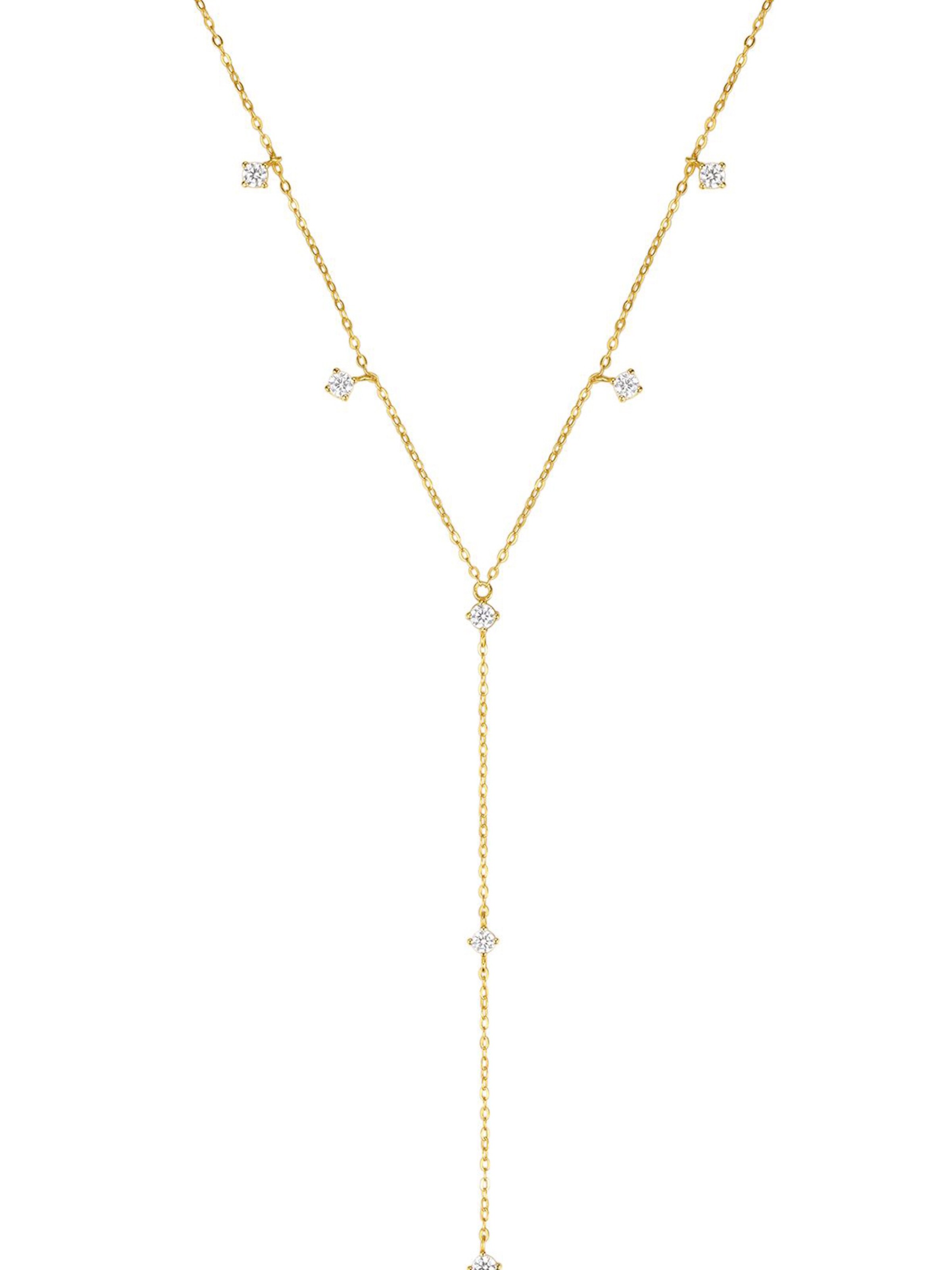 Hey Happiness Ketting 'Ellipse' in Goud