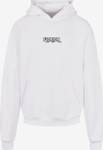 Merchcode Sweatshirt 'Grand Miami' in White: front