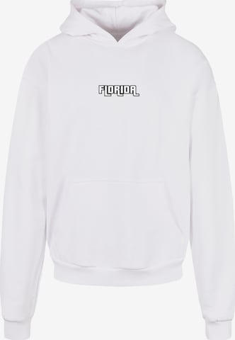 Merchcode Sweatshirt 'Grand Miami' in Wit: voorkant