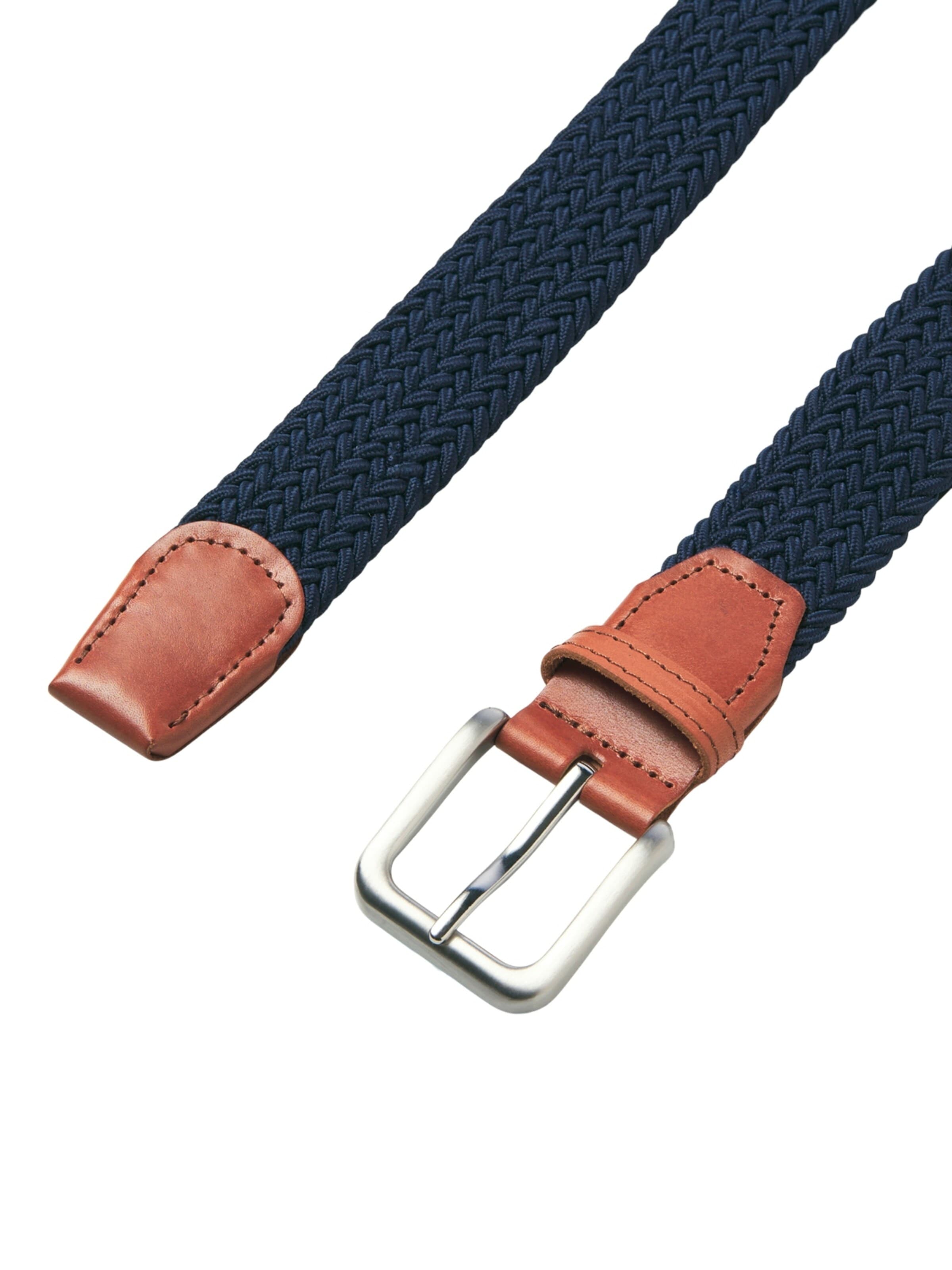 JACK & JONES Belt 'JACSPRING Braided' in Blue