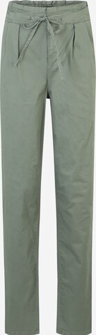 Vero Moda Tall Regular Pleat-Front Pants 'EVANY' in Green: front