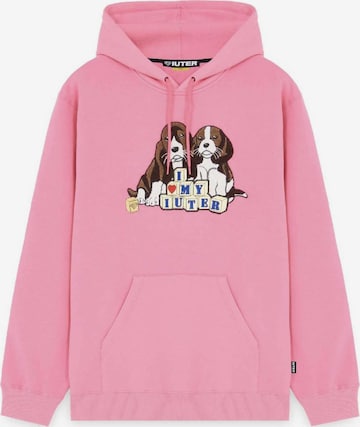 IUTER Sweatshirt in Roze: voorkant