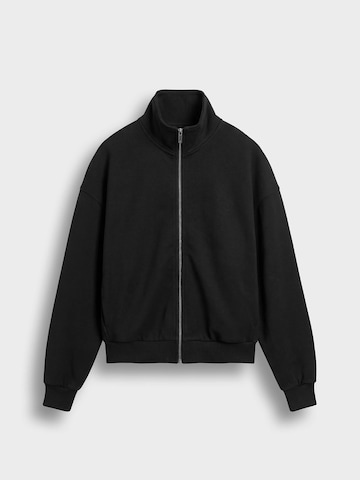 Burocs Sweatjacke‌‌ in Schwarz: Vorderseite