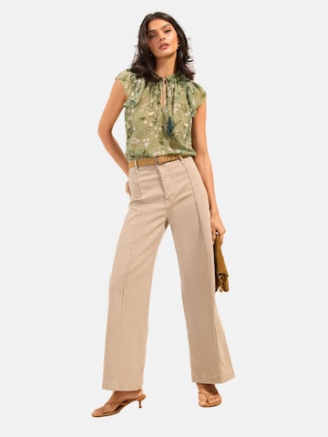 Chemisier Friends Like These en vert : devant