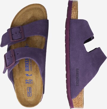 BIRKENSTOCK Pantolette 'Arizona' in Lila