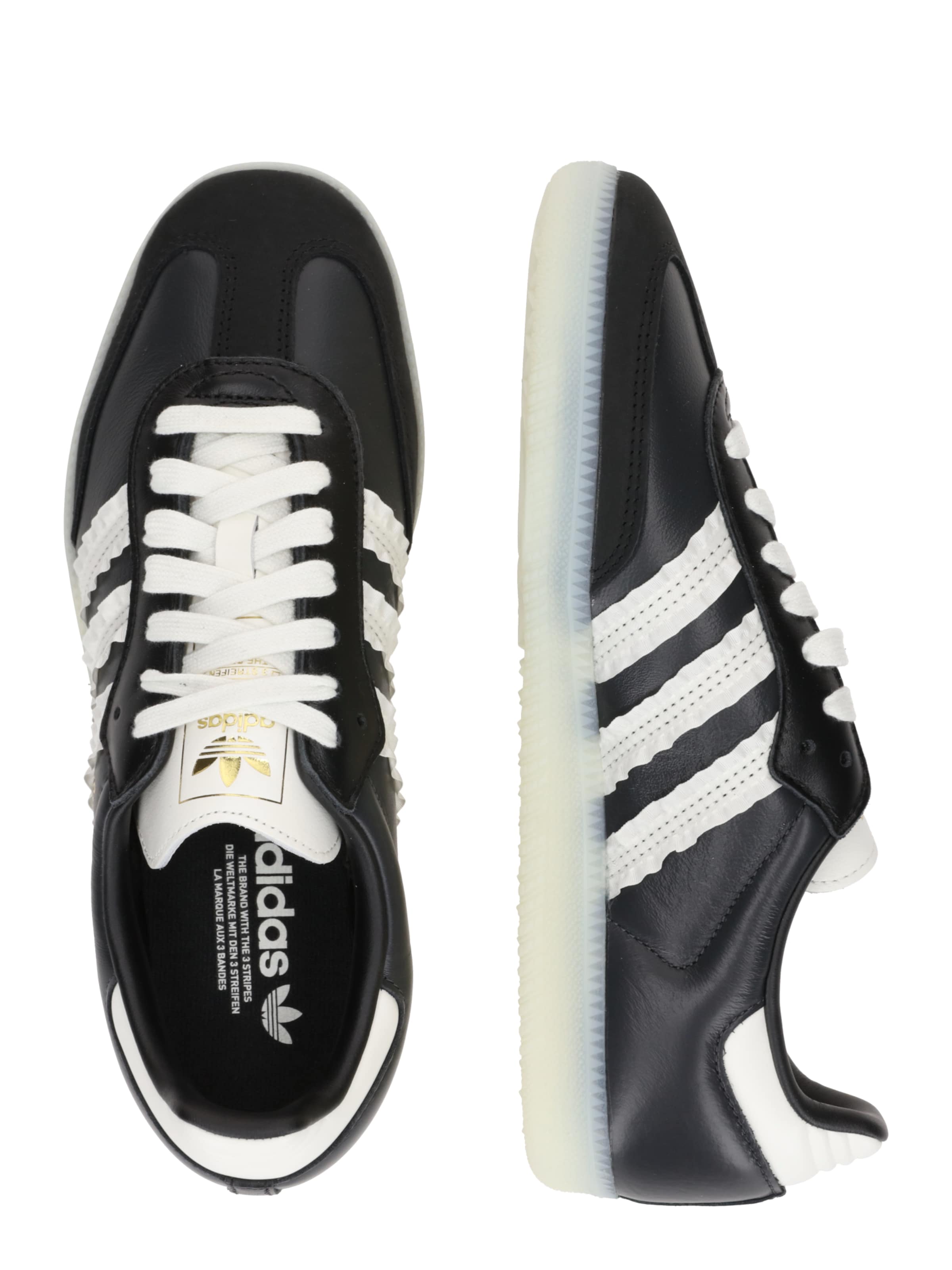 ADIDAS ORIGINALS Низкие кроссовки 'SAMBA' в Черный