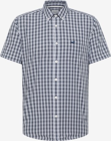 MUSTANG Regular fit Button Up Shirt in Blue: front