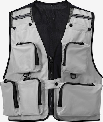 Youthup Sportweste in Grau: Vorderseite