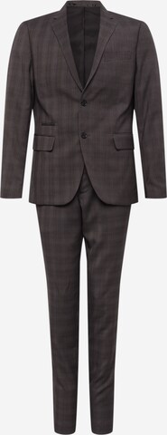 Lindbergh Slim fit Suit in Grey: front