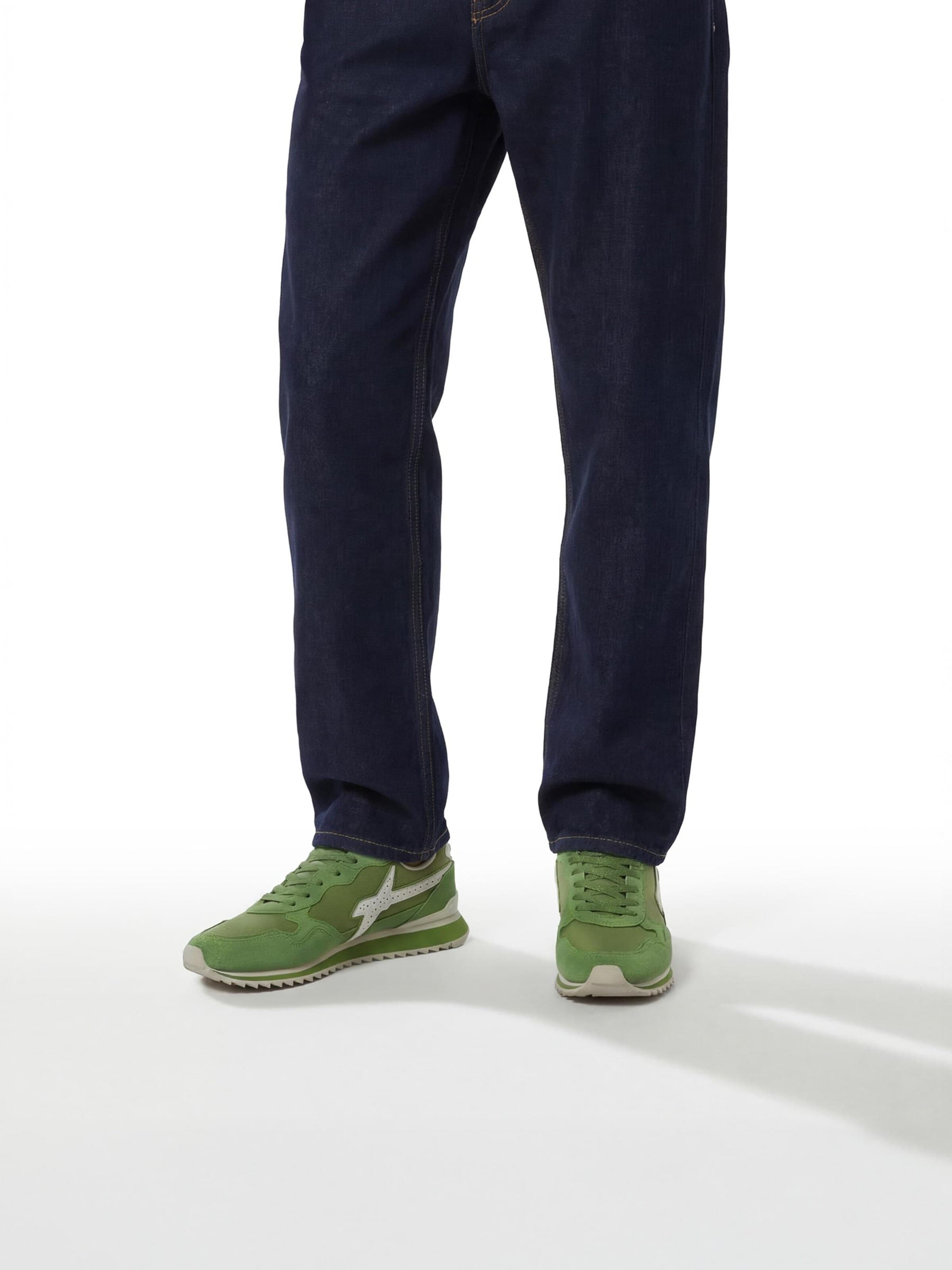 W6YZ Sneakers laag 'JET-M.' in Groen: voorkant