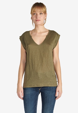 Le Temps Des Cerises Shirt 'PLOVERS' in Green: front