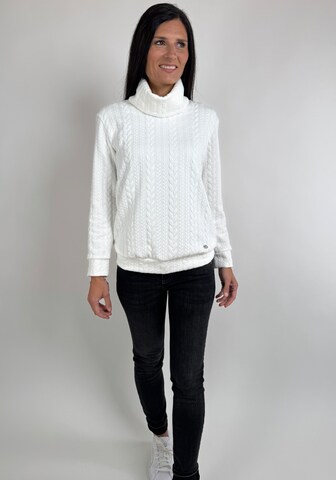 Seidel Moden Sweatshirt in White: front