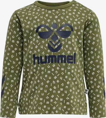 T-Shirt Hummel en vert : devant