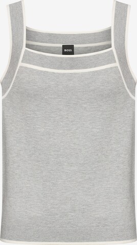 BOSS Knitted Top 'Flimi' in Grey: front