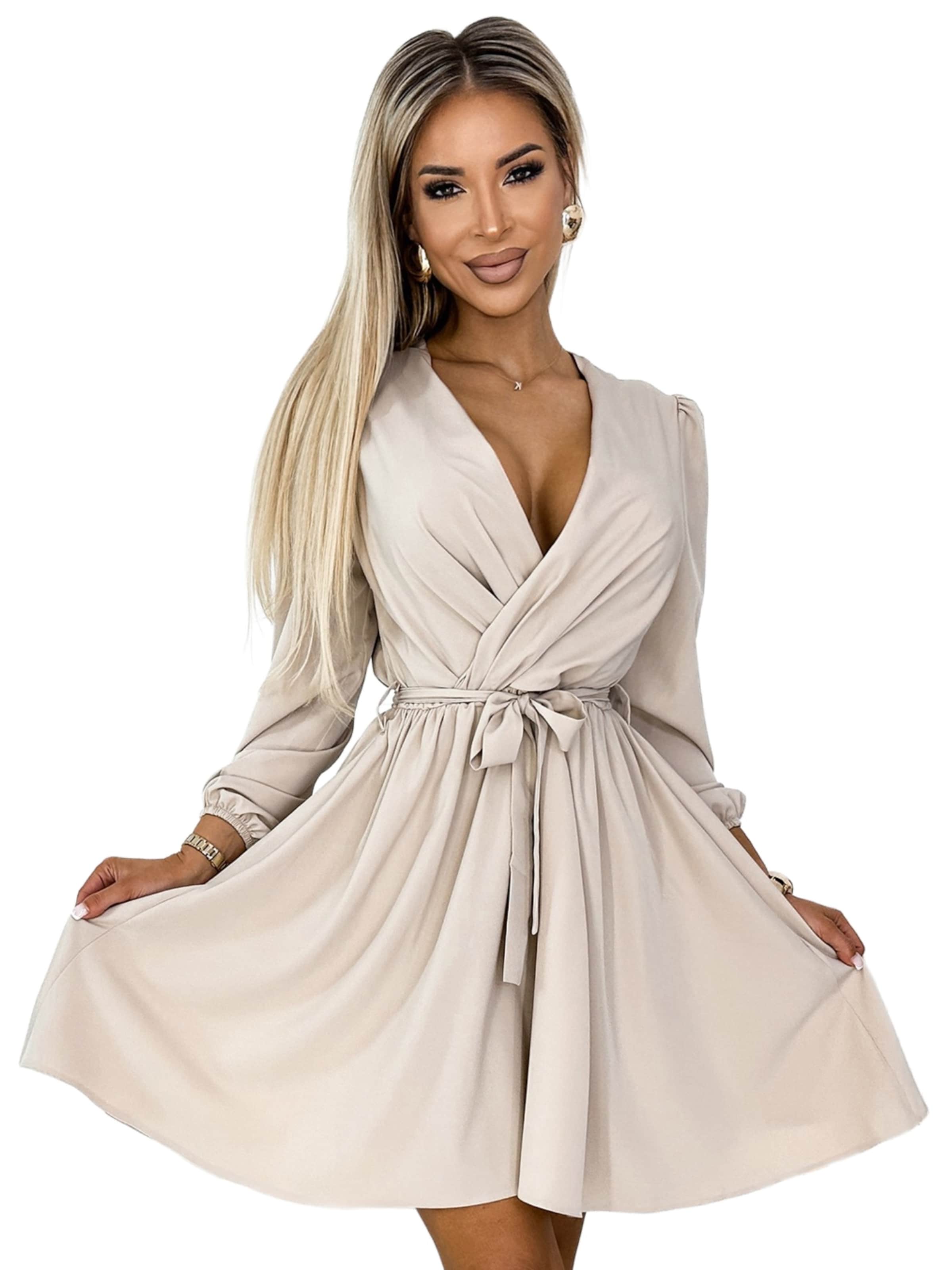 amorubi.com Cocktail Dress in Beige