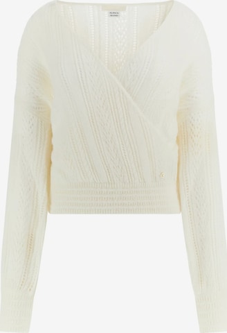 GUESS Pullover in Weiß: Vorderseite