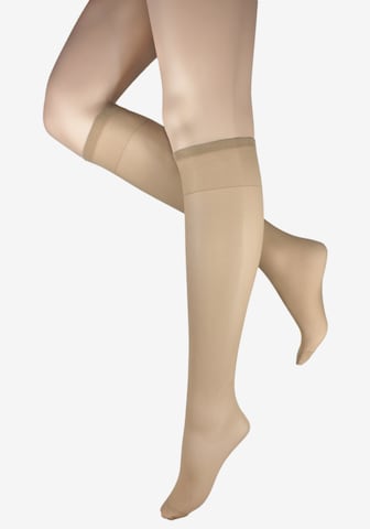 Esda Fine Stockings in Beige: front