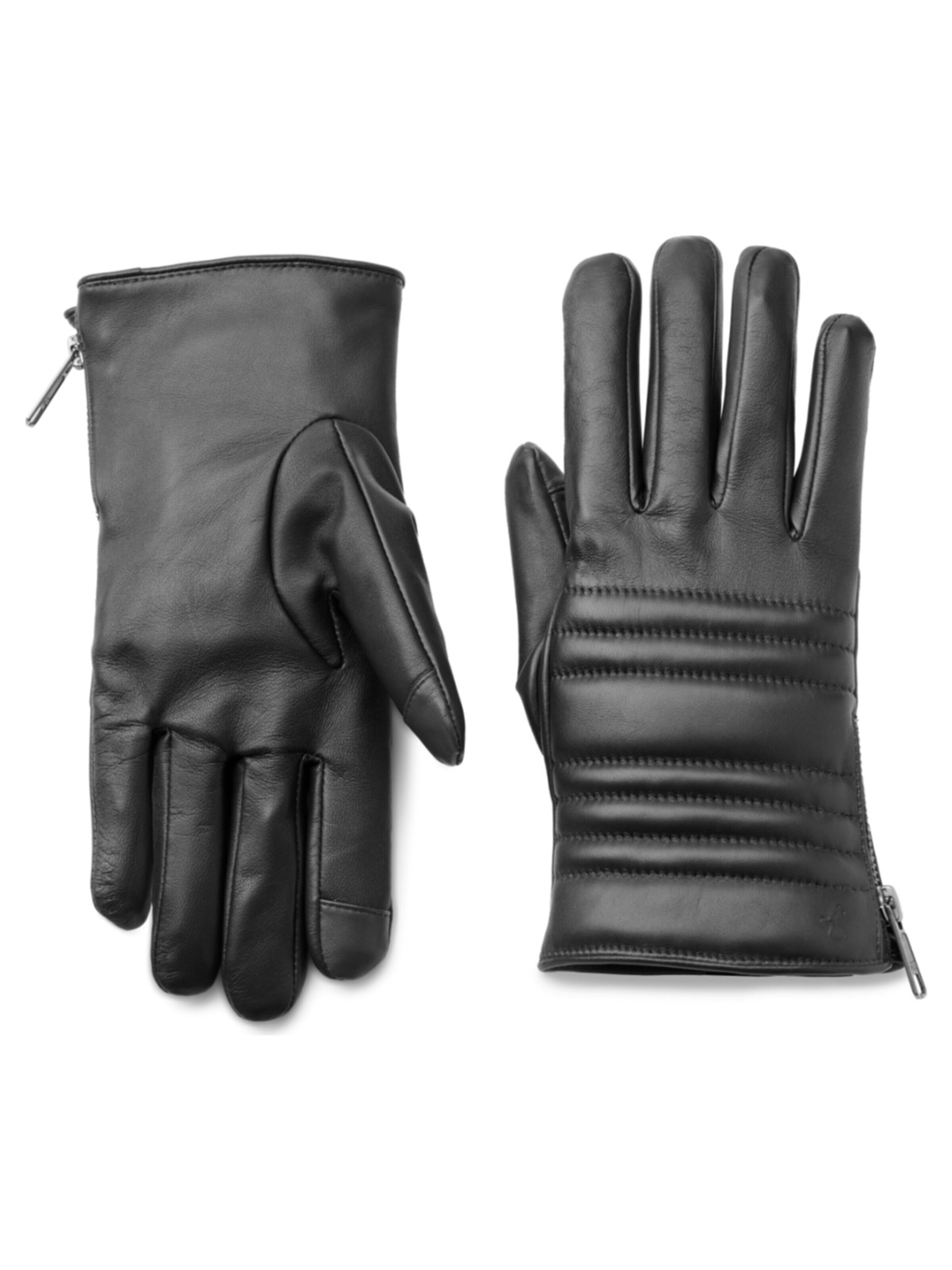 Fawler Fingerhandsker 'Apex' i sort: forside