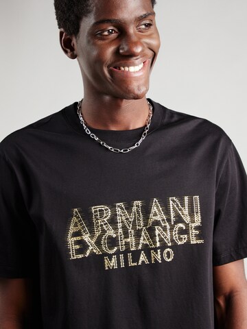 ARMANI EXCHANGE Tričko - Čierna