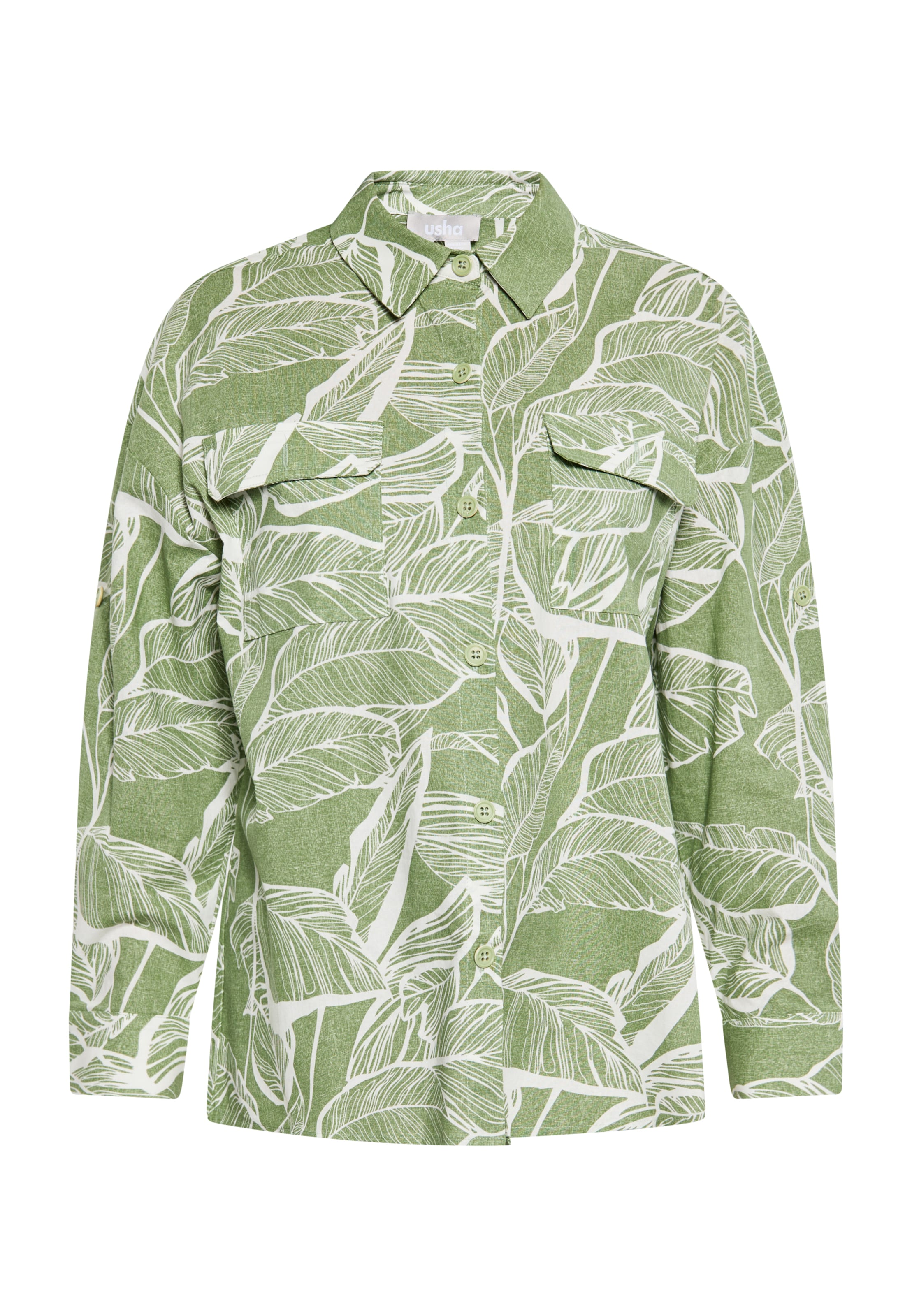 Usha Μπλούζα σε πράσινο: μπροστά