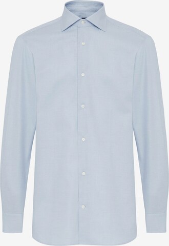 Boggi Milano Regular fit Button Up Shirt in Blue: front