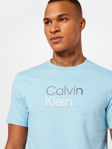 mėlyna Calvin Klein Marškinėliai