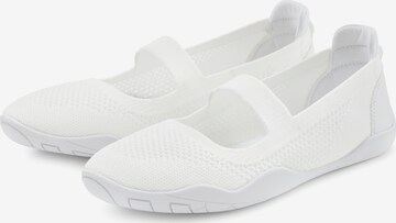 LASCANA Ballet Flats in White