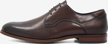 Dune LONDON Veterschoen 'Stenton' in Bruin: voorkant