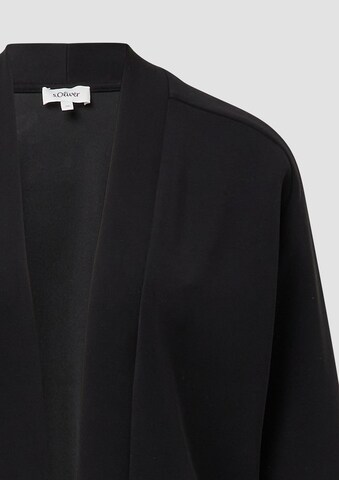 s.Oliver Sweatvest in Zwart