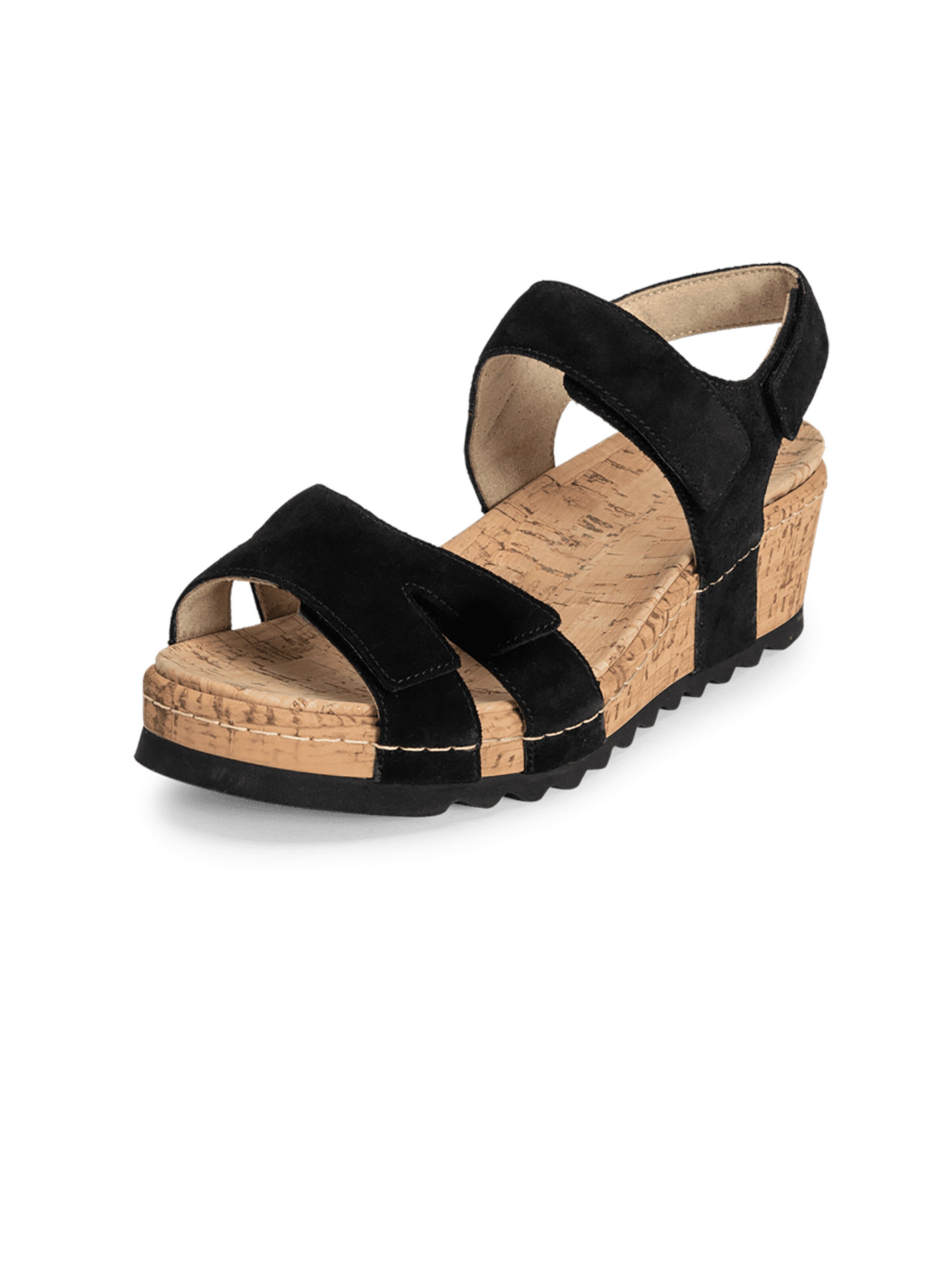 Sandalo di VITAFORM in nero: frontale