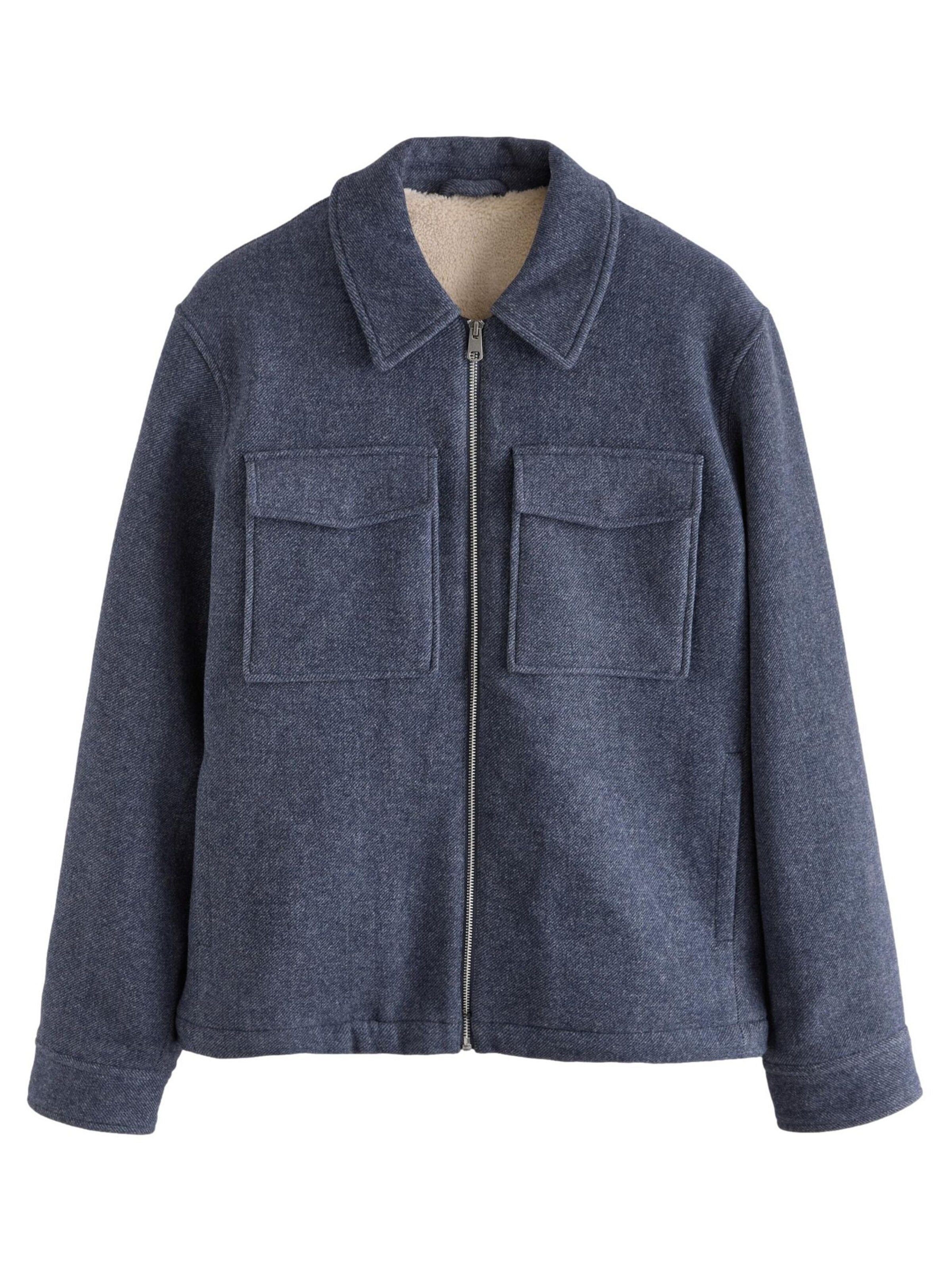 Veste mi-saison Next en bleu : devant