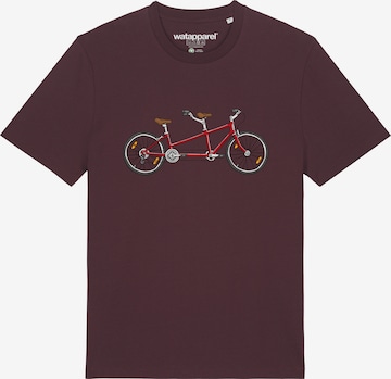 T-Shirt 'Tandem' Watapparel en rouge : devant