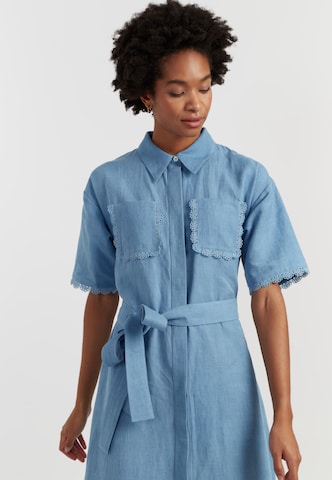Chinti & Parker - Vestidos camiseiros em azul