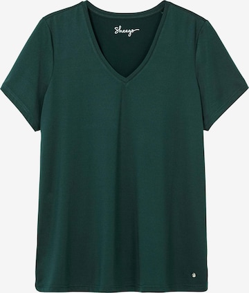 SHEEGO Toiminnallinen paita värissä vihreä: etupuoli