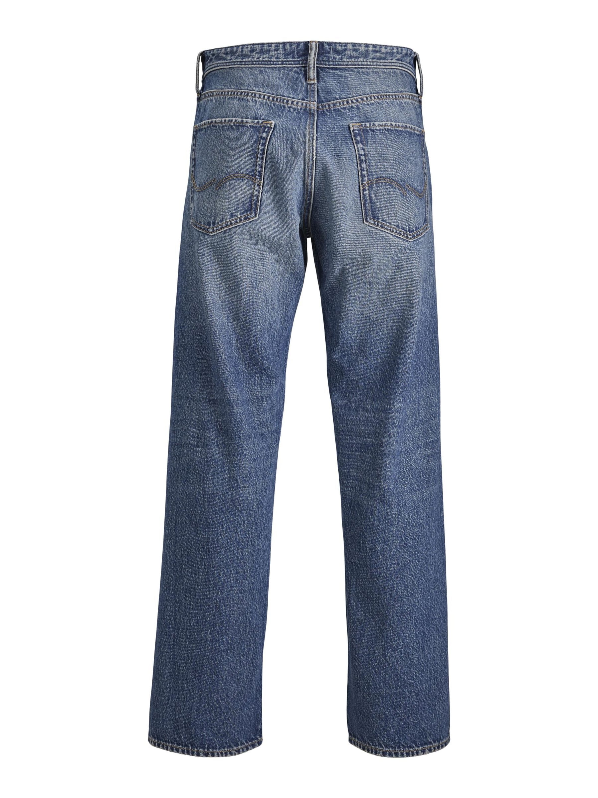 JACK & JONES Свободный крой Джинсы 'JJIEddie JJOriginal' в Синий