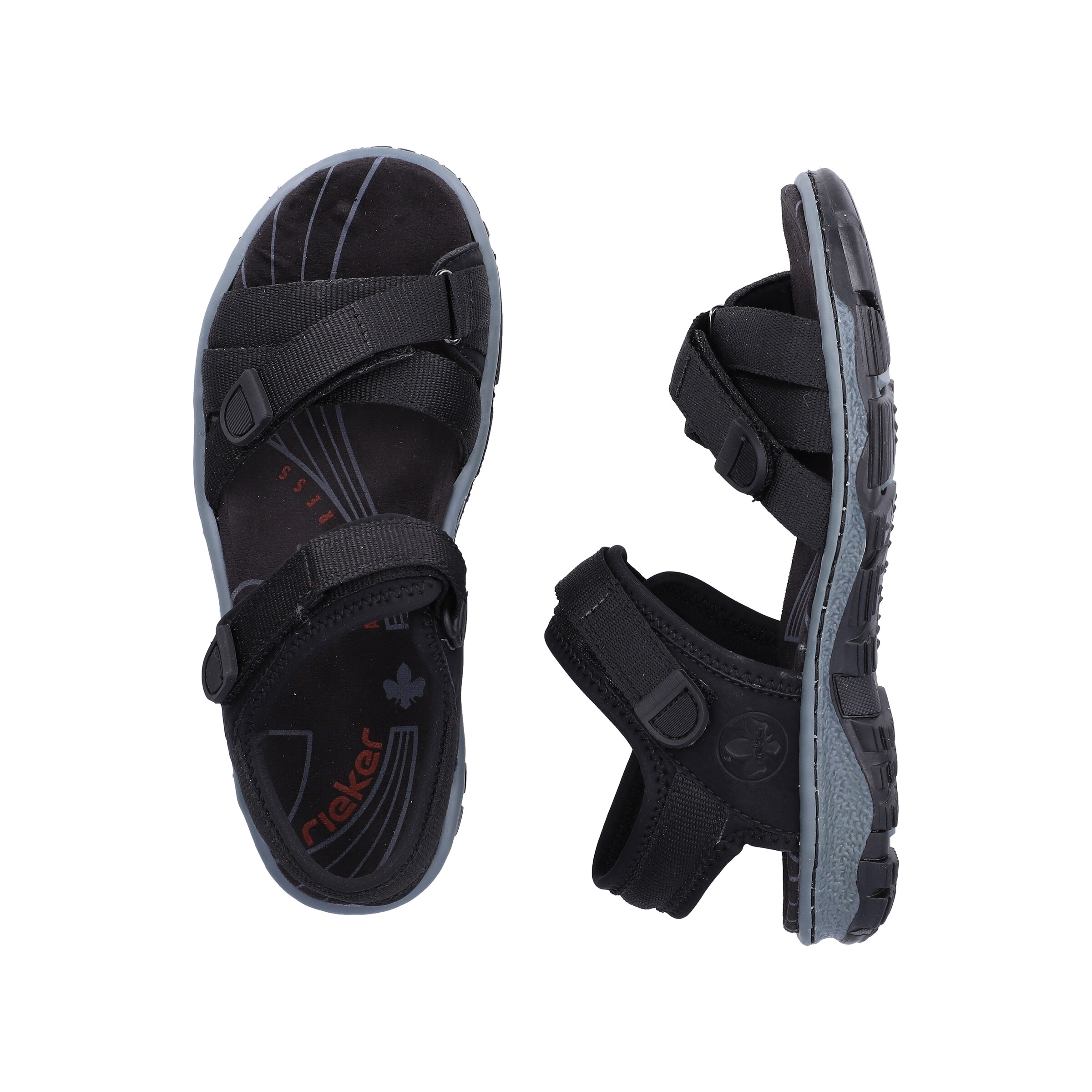 Sandales de randonnée Rieker en noir