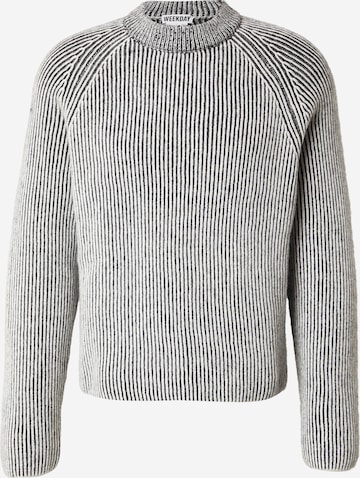 WEEKDAY Neulepaita värissä harmaa: etupuoli