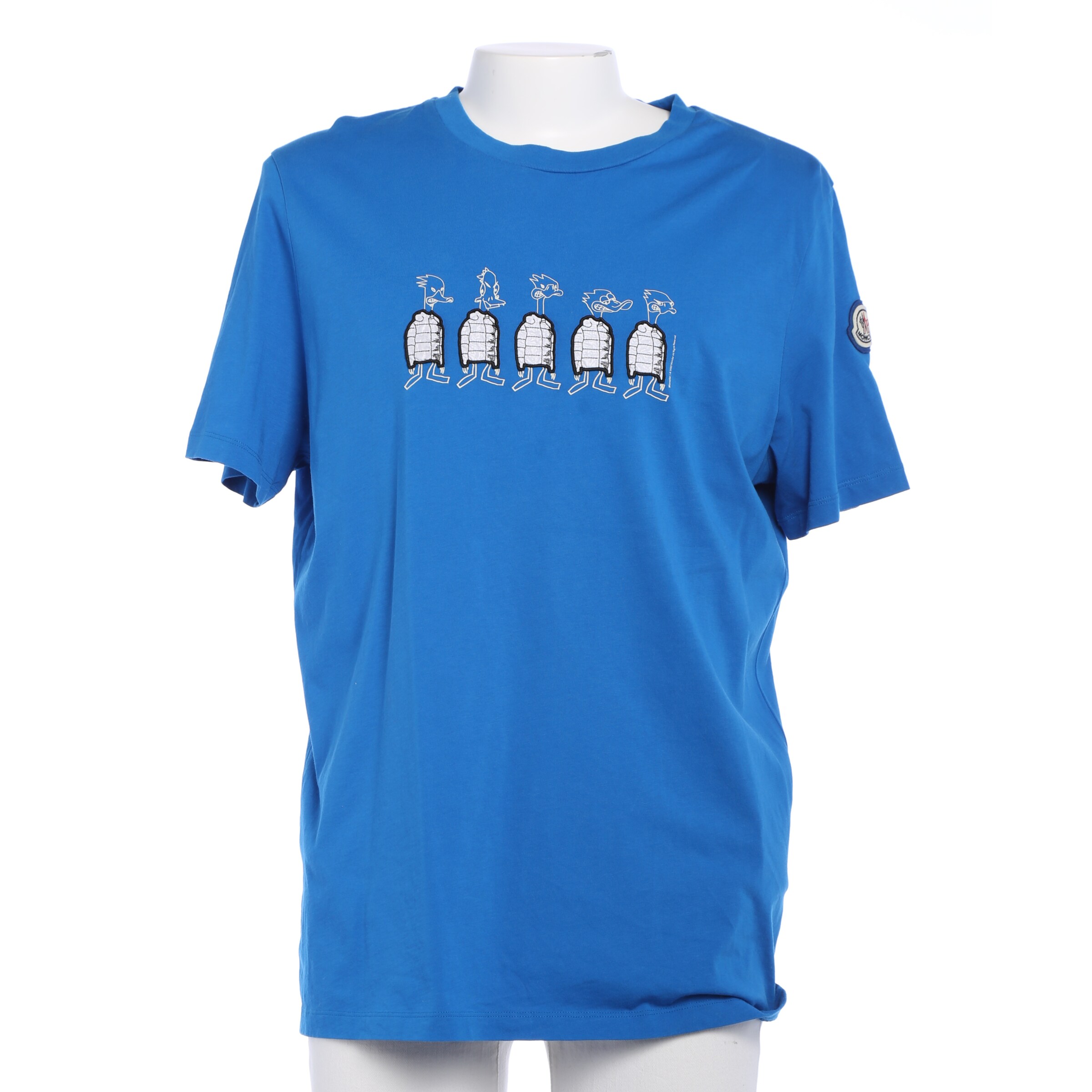 MONCLER T-Shirt in L in blau, Produktansicht