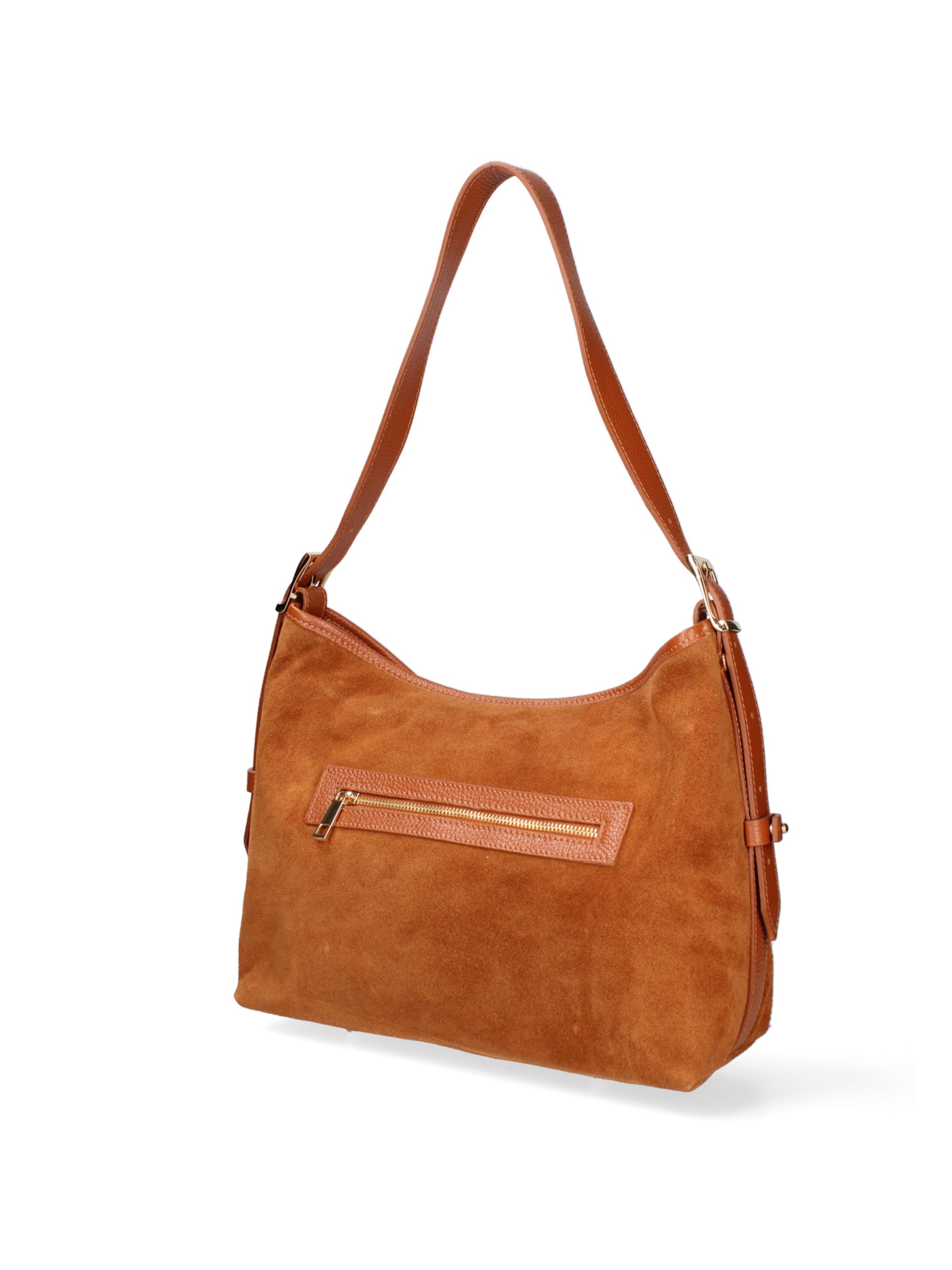 Sac bandoulière Gave Lux en marron : devant