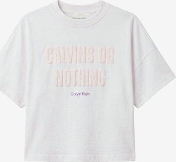 Calvin Klein Jeans Póló - fehér: elől