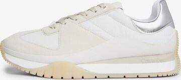 Sneaker bassa di Calvin Klein in bianco: frontale