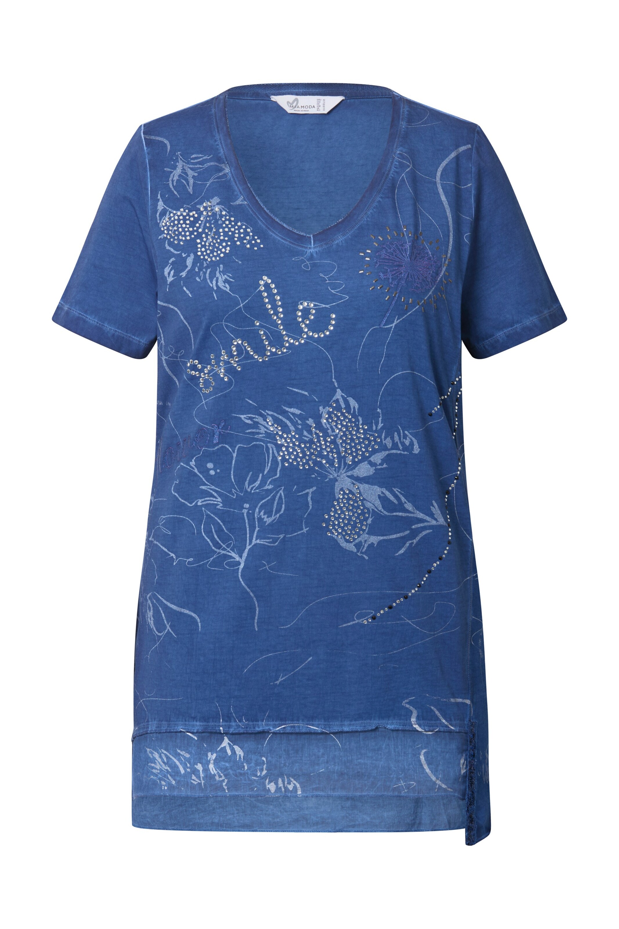 MIAMODA T-Shirt in Blau: Vorderseite