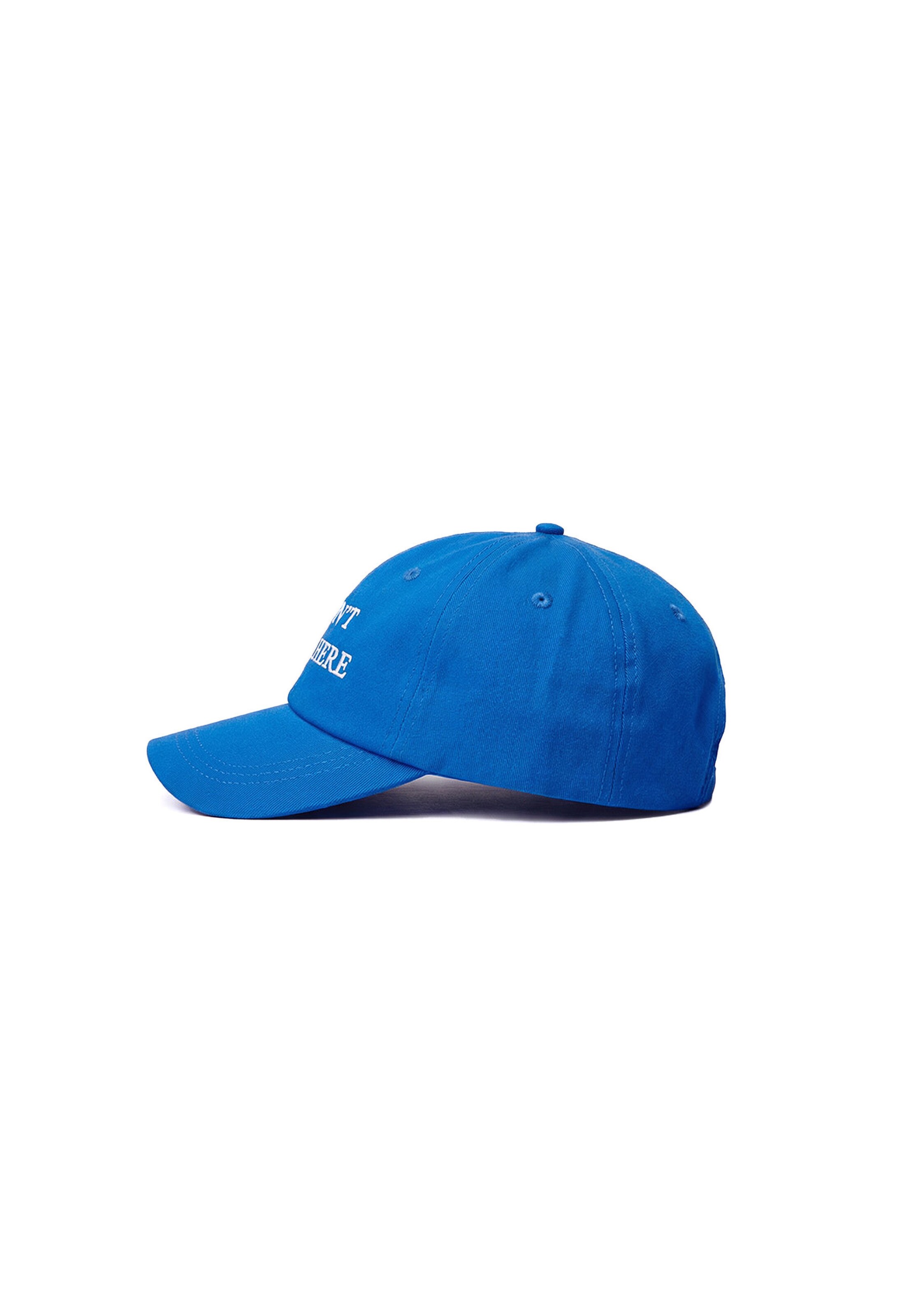 Hatline Lab Cap 'I don't work here' in Blau