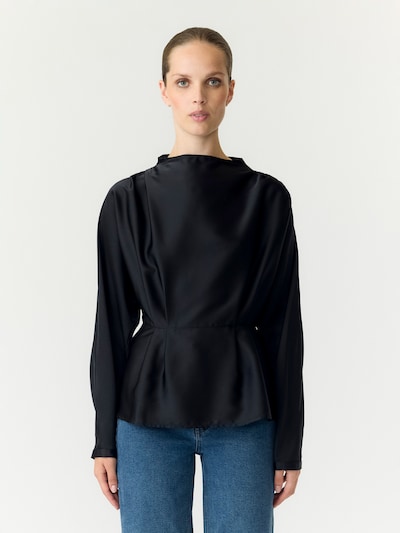 YAS Blouse 'YASPELLA' in XS in de kleur Zwart, Productweergave