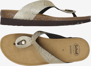SCHOLL Sandalen 45 in Silber: Vorderseite